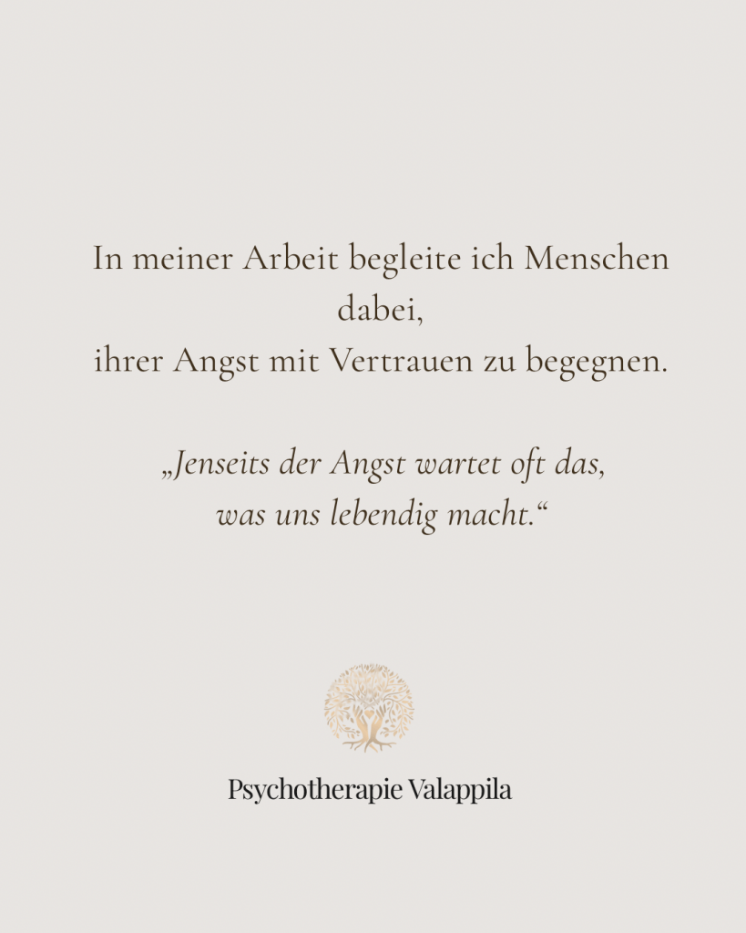 Psychotherapie Valappila in Tulln Wenn Angst zur Begleiterin wird